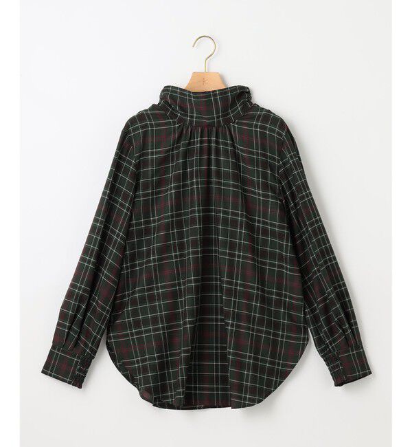 組曲「シアーツイルチェック ハイネックブラウス」|シャツ・ブラウス|