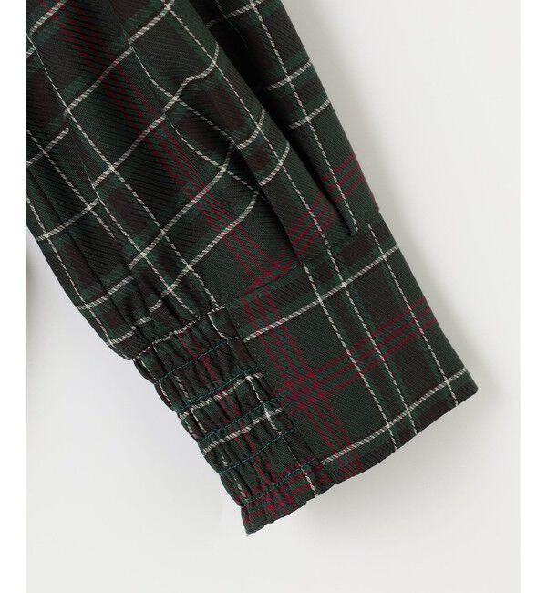 組曲「シアーツイルチェック ハイネックブラウス」|シャツ・ブラウス|