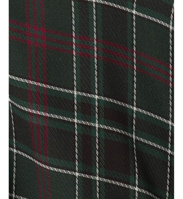 組曲「シアーツイルチェック ハイネックブラウス」|シャツ・ブラウス|