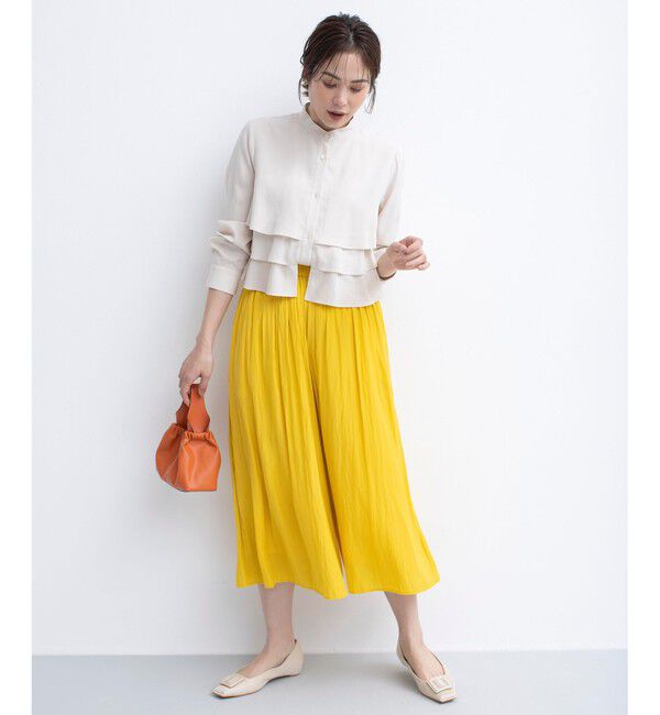 組曲「【春の新色追加】ギャザーライトデシン パンツ」|その他|