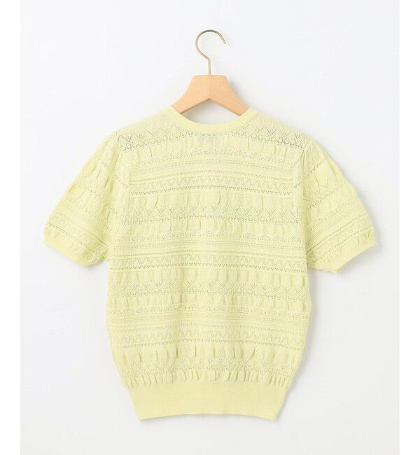 組曲「【WEB限定カラーあり】コットンポリエステル 編み柄カーディガン」|カーディガン|