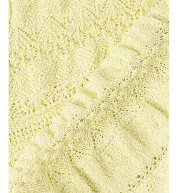 組曲「【WEB限定カラーあり】コットンポリエステル 編み柄カーディガン」|カーディガン|