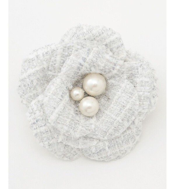 組曲「ツイードパールコサージュ」|ブローチ・コサージュ|ﾗｲﾄｸﾞﾚ