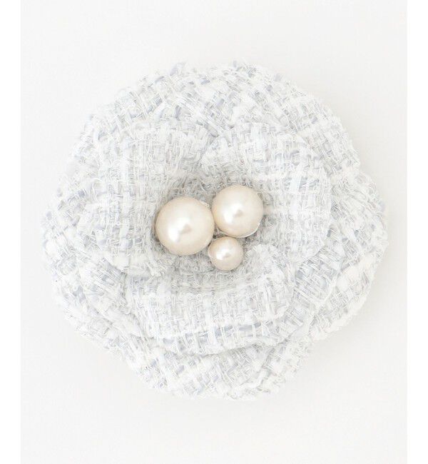 組曲「ツイードパールコサージュ」|ブローチ・コサージュ|