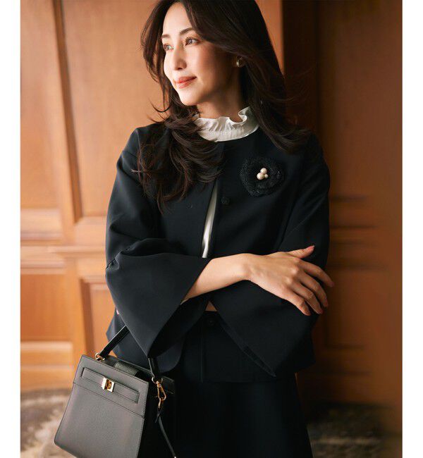 組曲「ツイードパールコサージュ」|ブローチ・コサージュ|