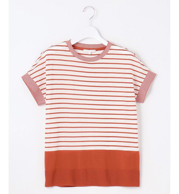 自由区「【WEB限定・洗える】ニットソーボーダー トップス」|ニット・セーター|