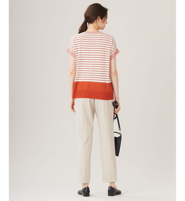 自由区「【WEB限定・洗える】ニットソーボーダー トップス」|ニット・セーター|