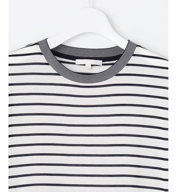 自由区「【WEB限定・洗える】ニットソーボーダー トップス」|ニット・セーター|