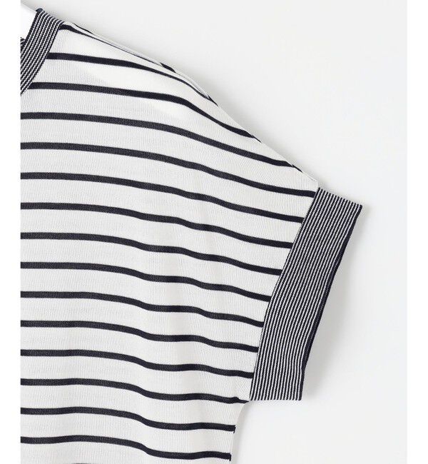 自由区「【WEB限定・洗える】ニットソーボーダー トップス」|ニット・セーター|