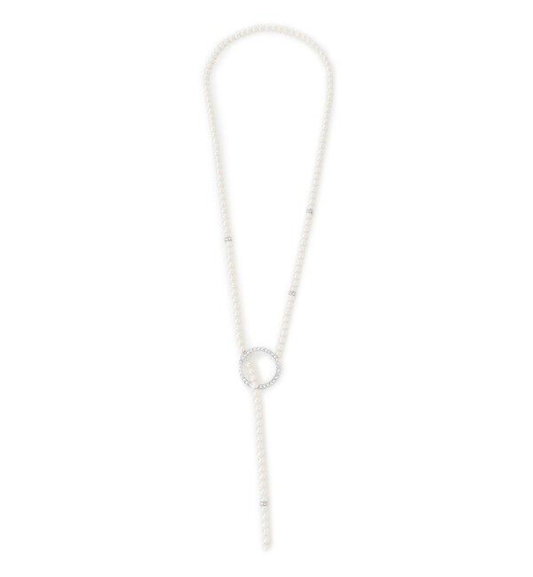 23区「【APPLAUDIR】2WAY クリッカー パールネックレス」|ネックレス|