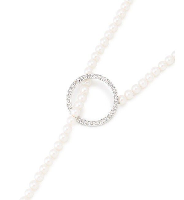 23区「【APPLAUDIR】2WAY クリッカー パールネックレス」|ネックレス|