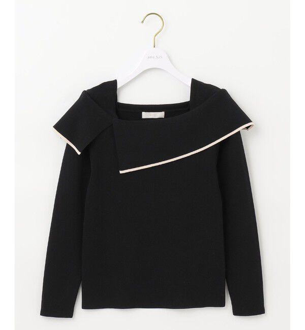 any SiS「【洗える】フレアカラープルオーバー」|ニット・セーター|