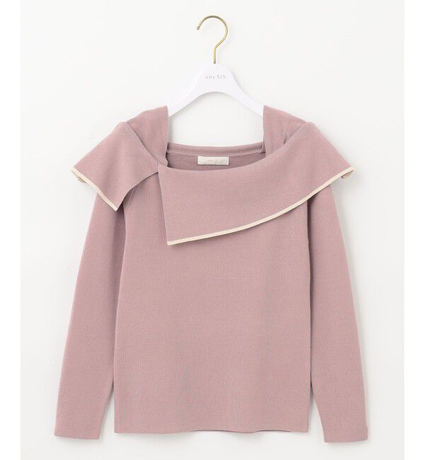 any SiS「【洗える】フレアカラープルオーバー」|ニット・セーター|