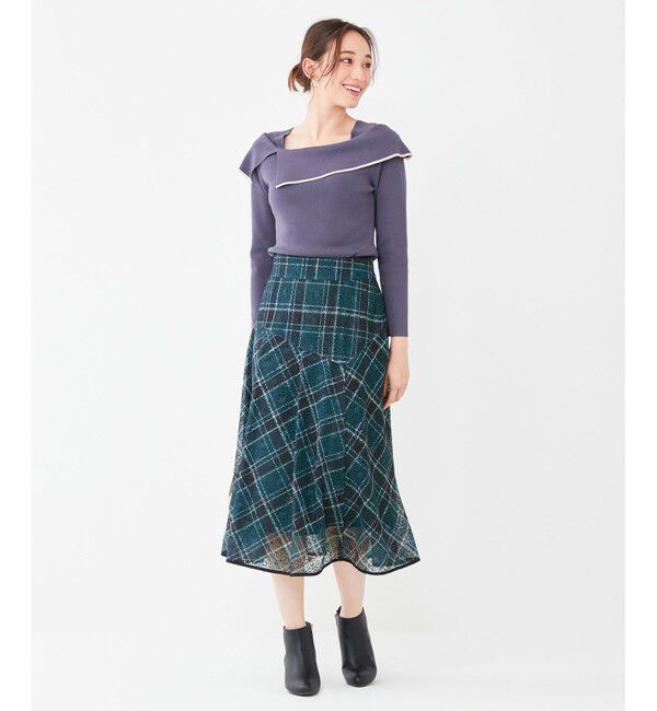 any SiS「【洗える】フレアカラープルオーバー」|ニット・セーター|