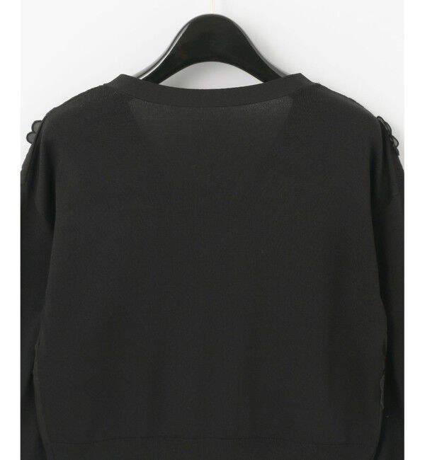  「【オンライン限定】フラワー3Dニットカーディガン」|カーディガン|