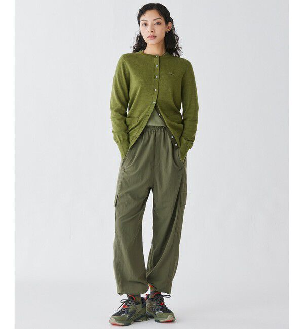 LACOSTE「ウォッシャブルウールニットカーディガン」|カーディガン|