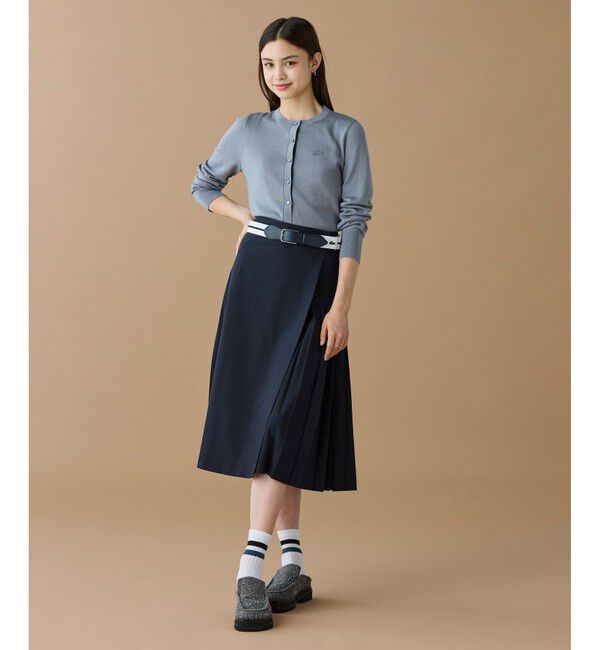 LACOSTE「ウォッシャブルウールニットカーディガン」|カーディガン|