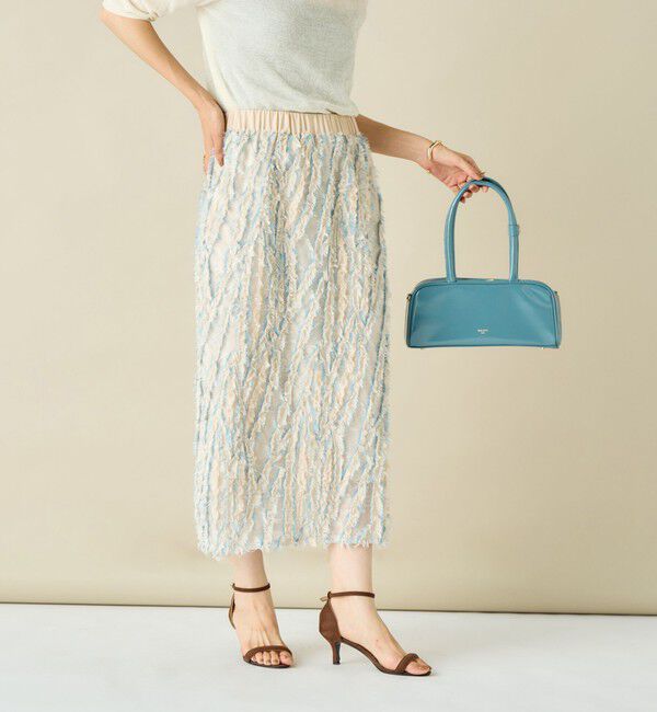 NOLLEY'S「KIRYUフェザージャガードタイトスカート」|タイト|