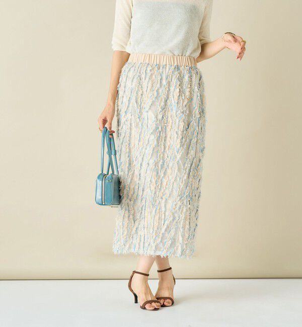 NOLLEY'S「KIRYUフェザージャガードタイトスカート」|タイト|