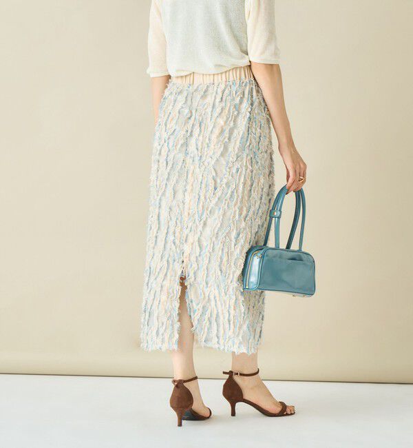 NOLLEY'S「KIRYUフェザージャガードタイトスカート」|タイト|