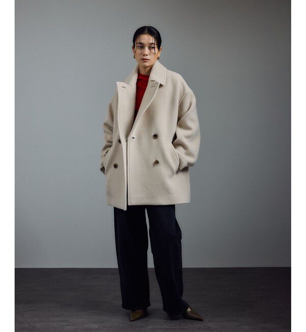 1週間限定WEB限定SALON adam et ropé MANTECOコート 追加＞【WEB限定】MANTECOウールPコート（SALON adam et rope