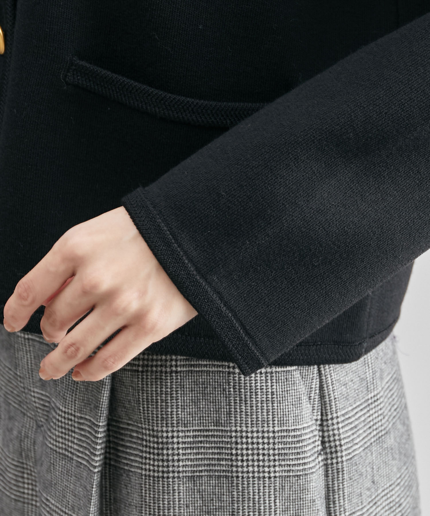 ROPE「【高評価】スウェットライクニットカーディガン/セットアップ対応」|カーディガン|