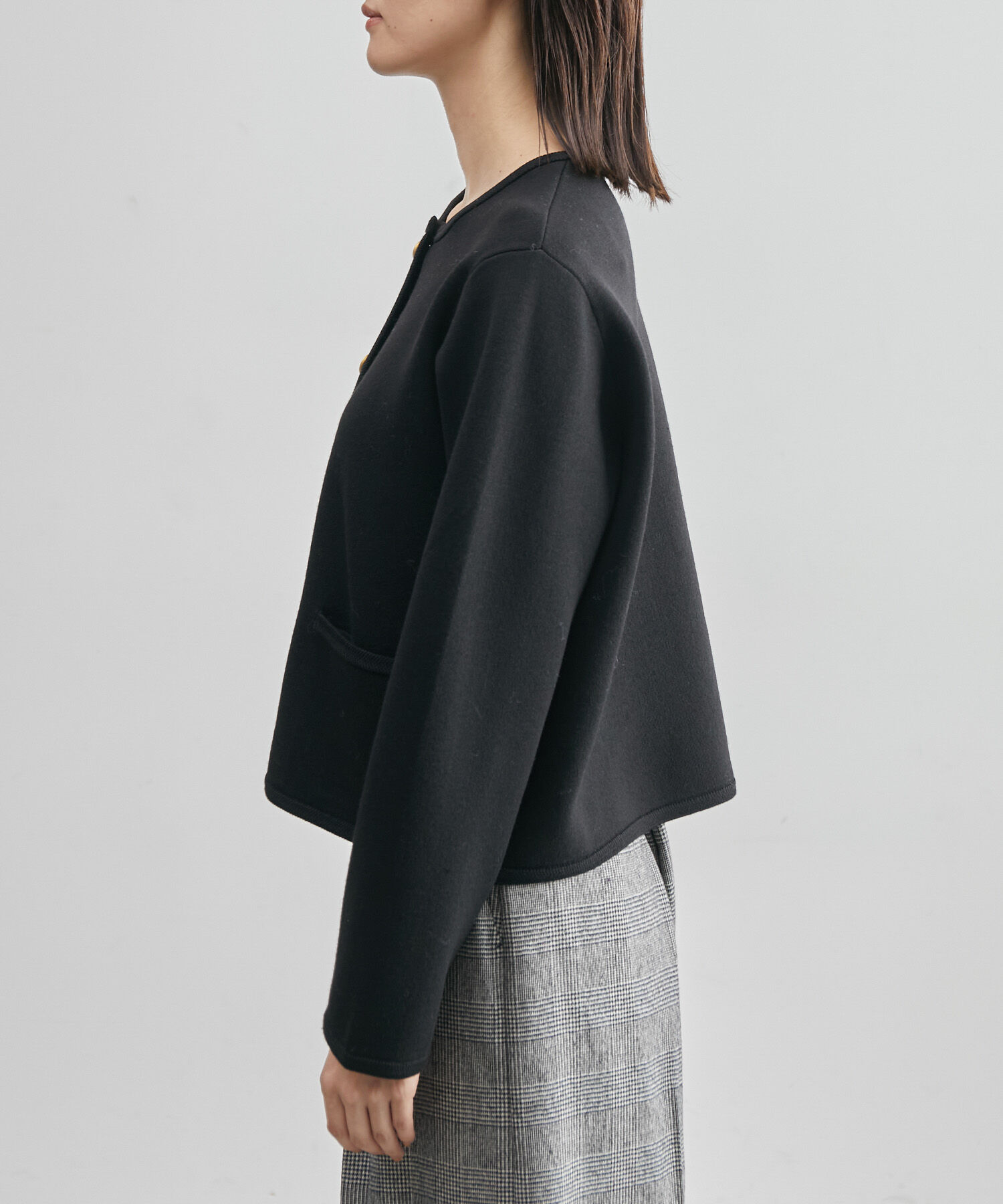 ROPE「【高評価】スウェットライクニットカーディガン/セットアップ対応」|カーディガン|