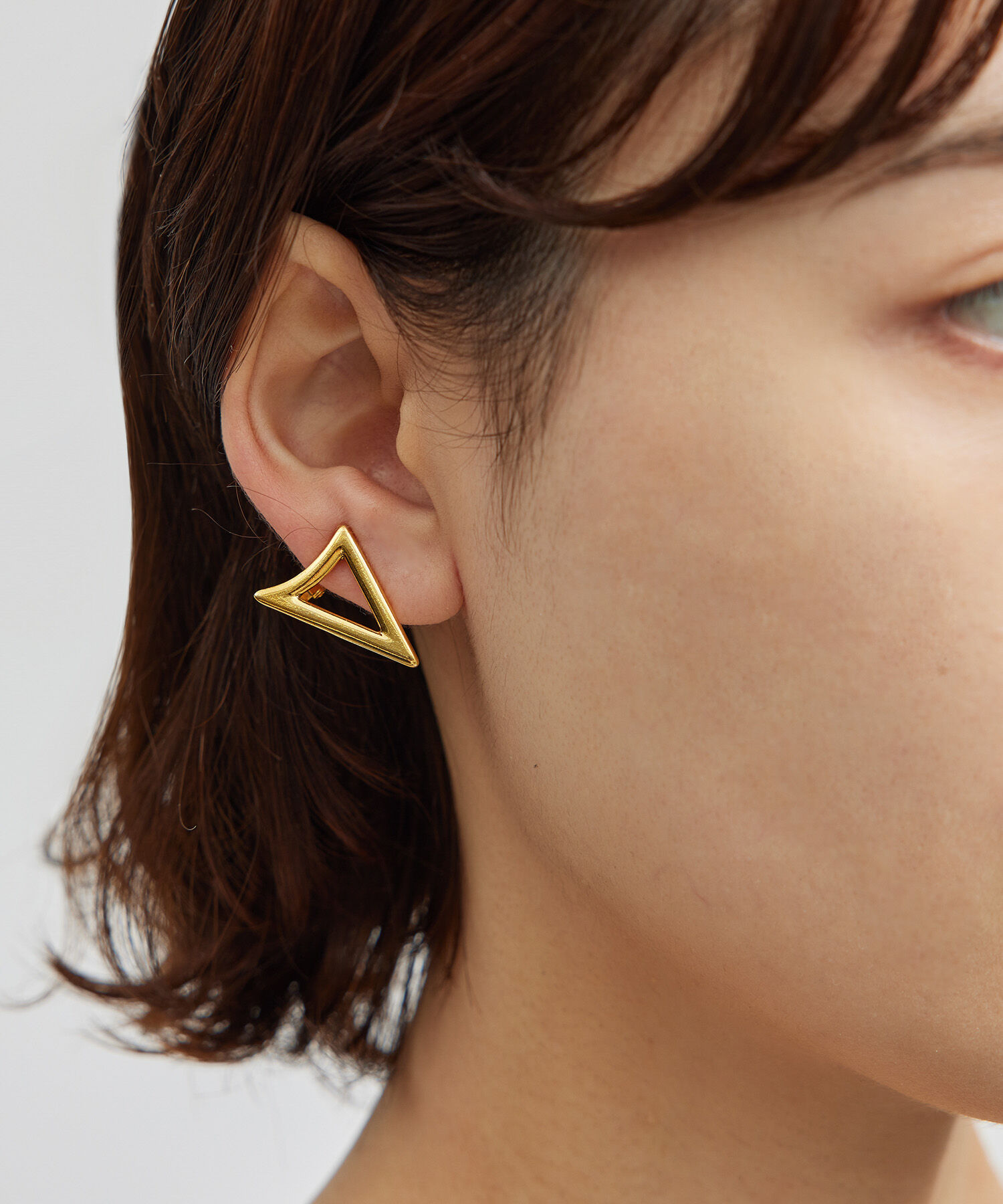 ROP&Eacute;「トライアングルモチーフイヤリング」|イヤリング|