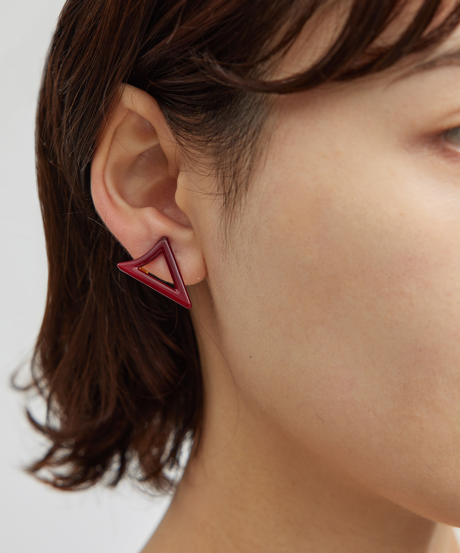 ROP&Eacute;「トライアングルモチーフイヤリング」|イヤリング|