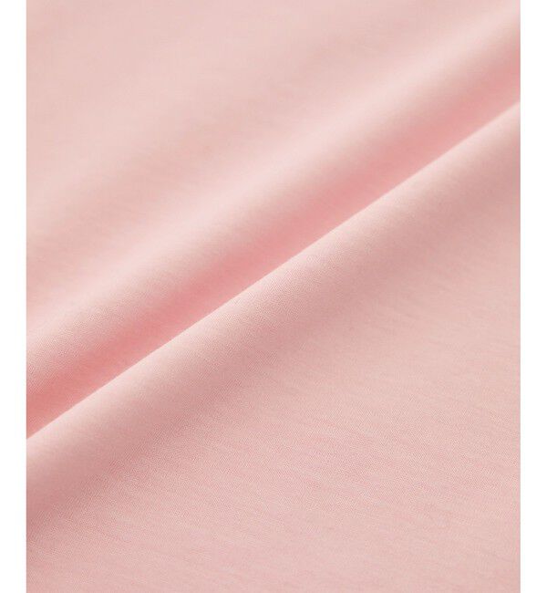 ROPE「【洗える】コットンプレーティング天竺カーブスリーブカットソー」|Tシャツ・カットソー|