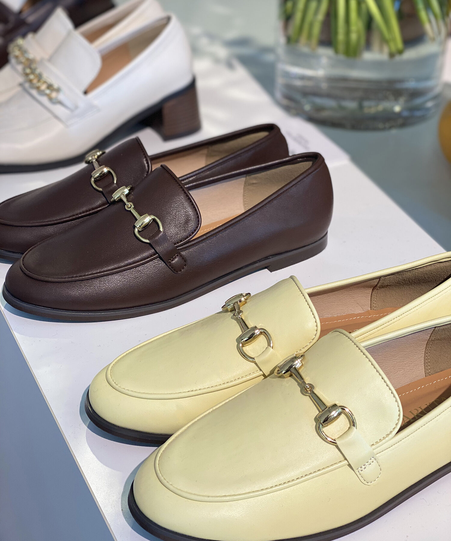 Juze「【晴雨兼用】【HARUTAコラボ】リサイクルレザービットローファー」|ローファー|