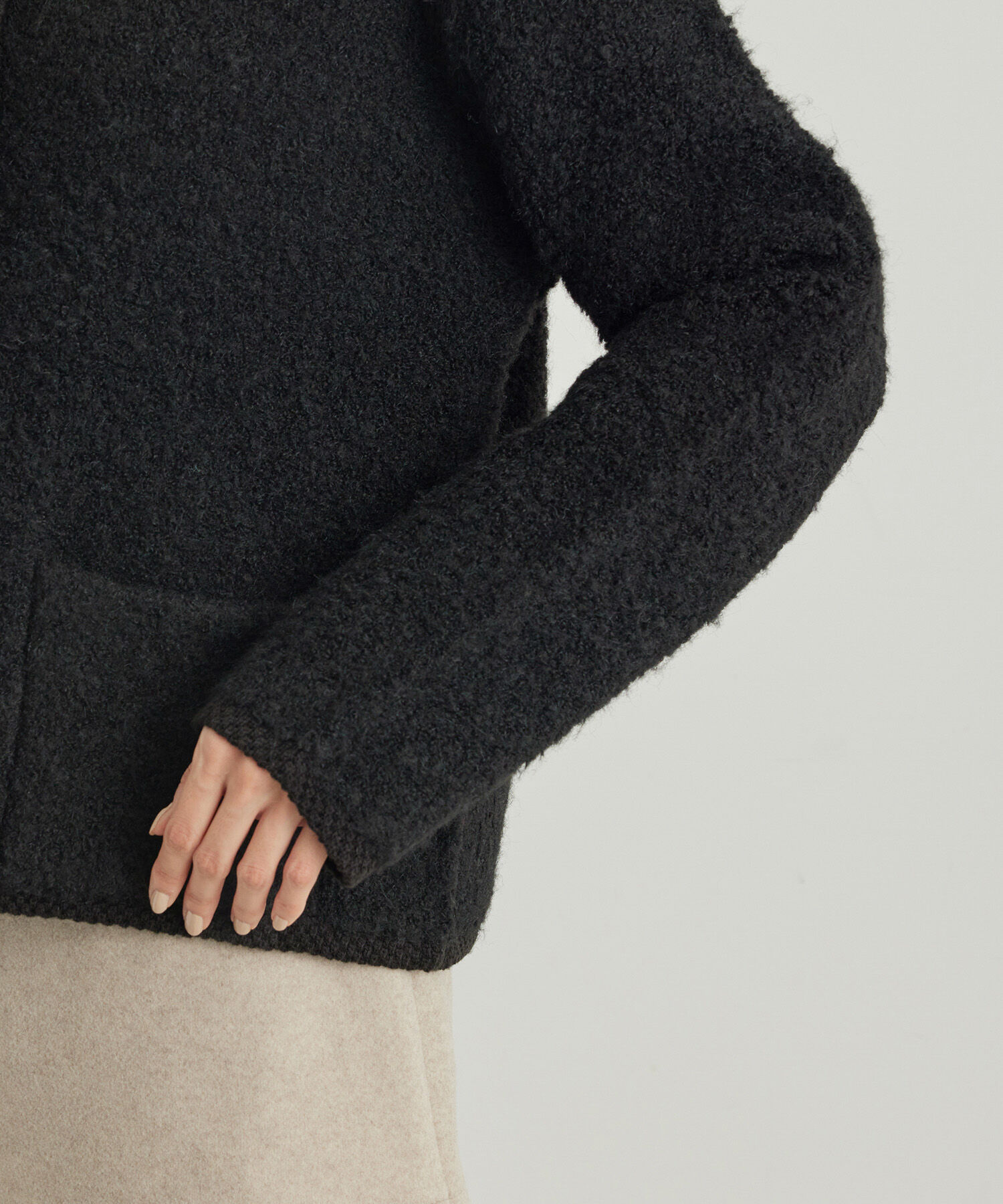 Rope&rsquo;Picnic「リンクコーデ/ループ編みゴールドボタンニットカーディガン」|カーディガン|