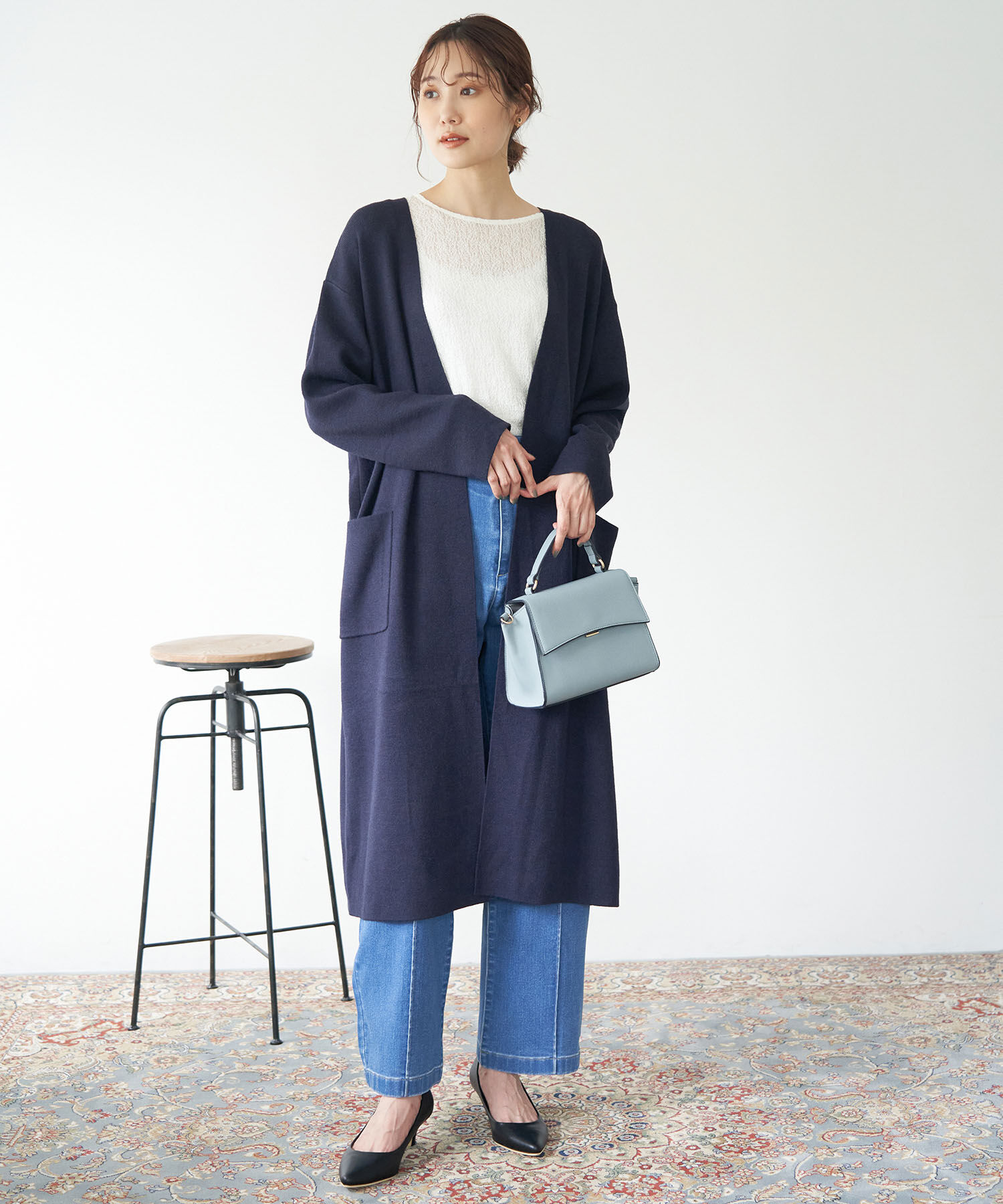 Rope&rsquo;Picnic「【WEB限定】ニットコーディガン」|カーディガン|