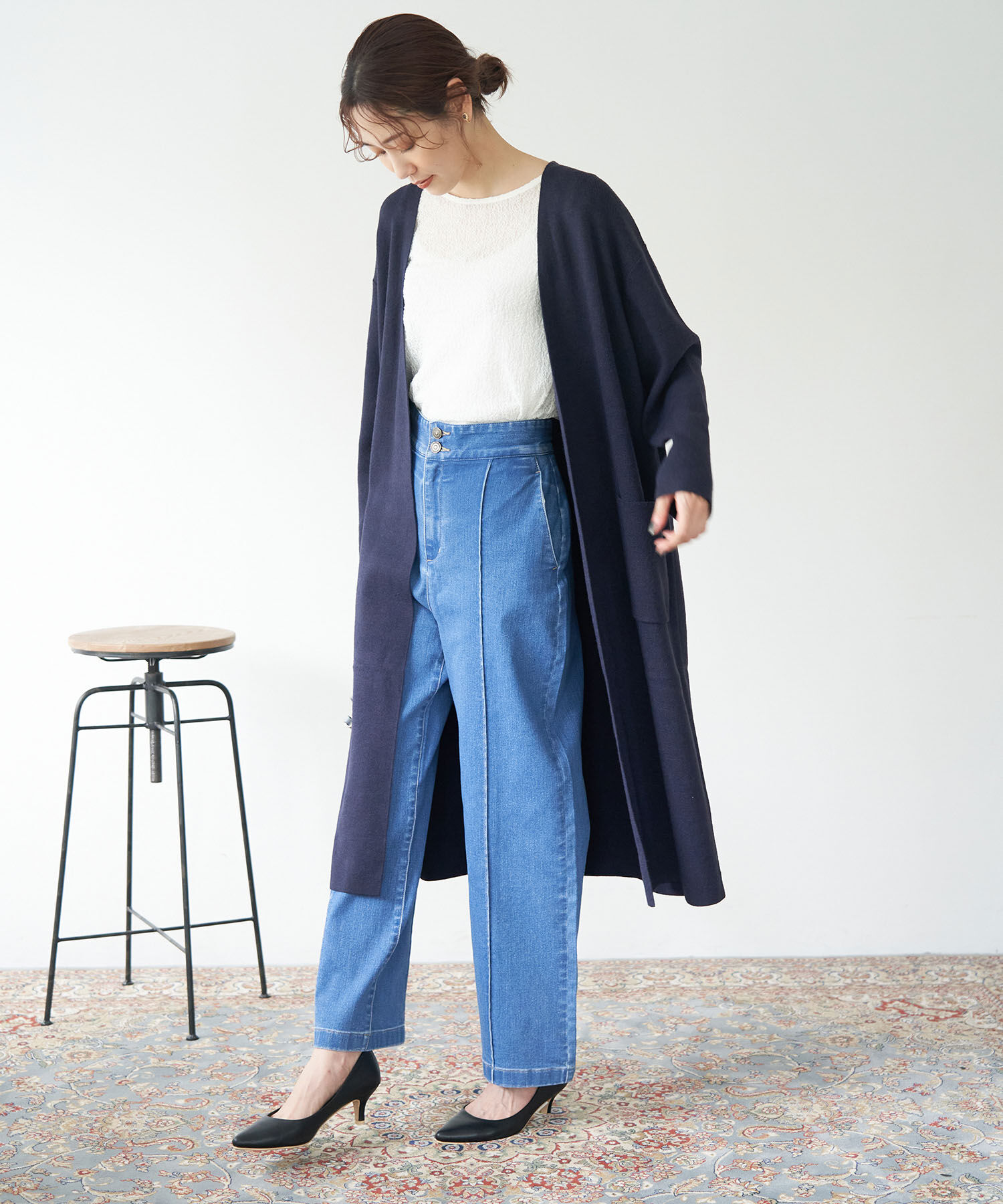 Rope&rsquo;Picnic「【WEB限定】ニットコーディガン」|カーディガン|