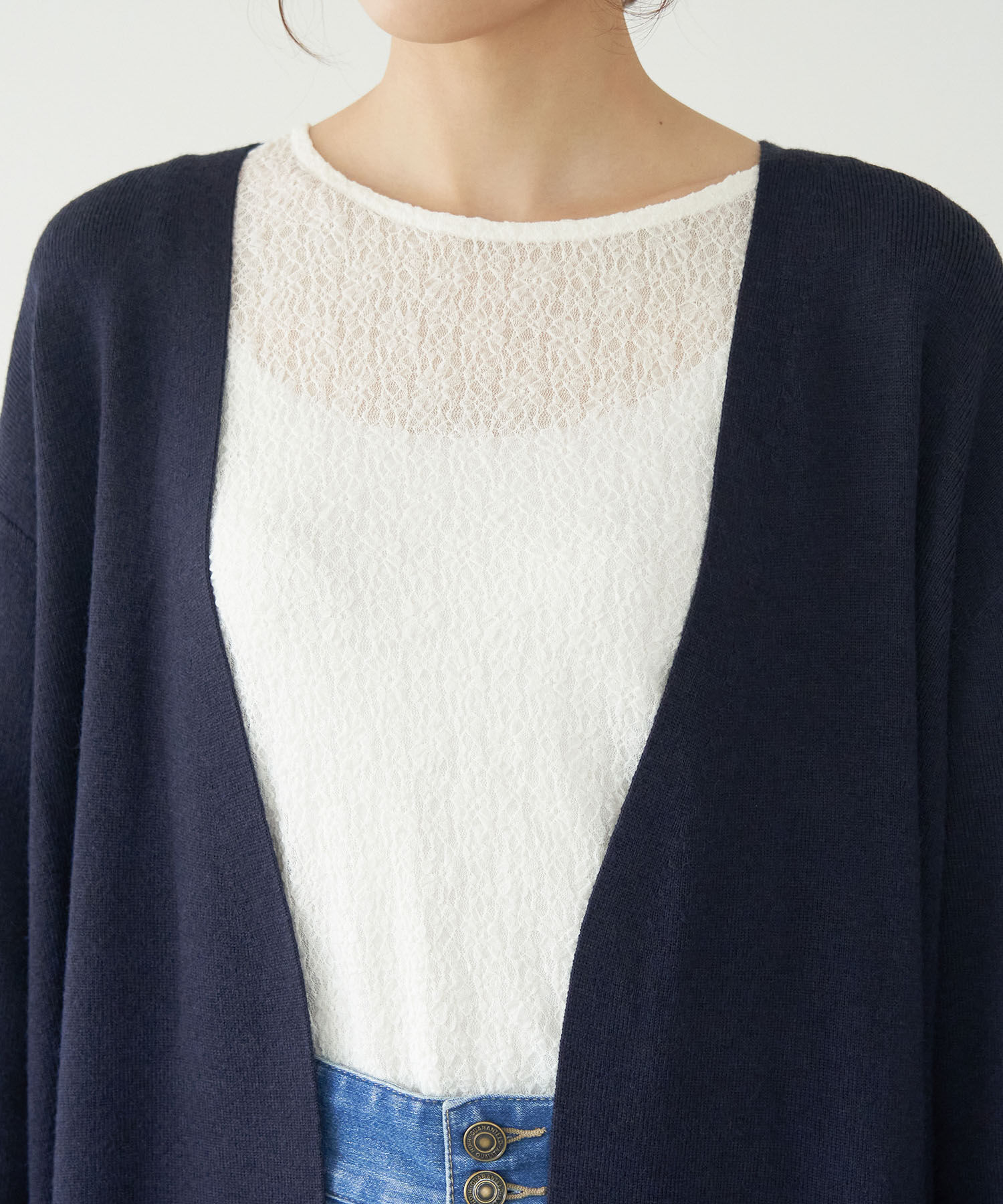 Rope&rsquo;Picnic「【WEB限定】ニットコーディガン」|カーディガン|