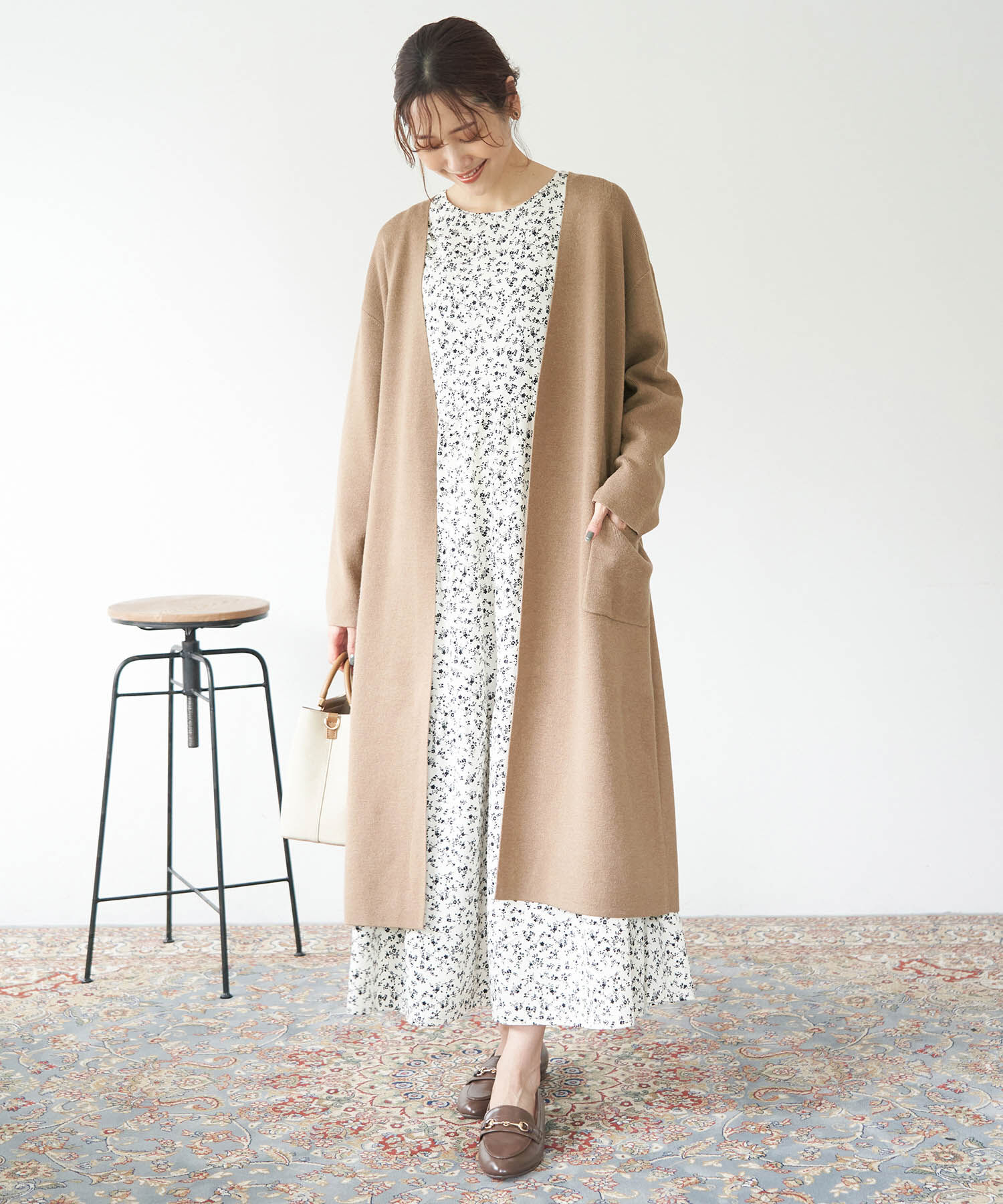 Rope&rsquo;Picnic「【WEB限定】ニットコーディガン」|カーディガン|