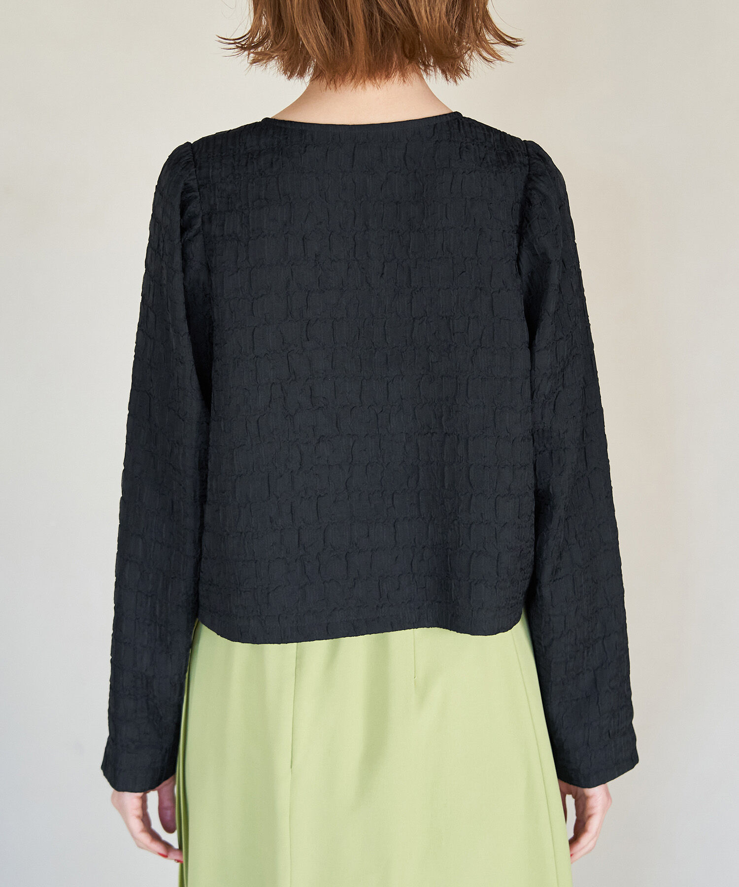 Rope&rsquo;Picnic「ジャガードブラウスカーディガン」|カーディガン|