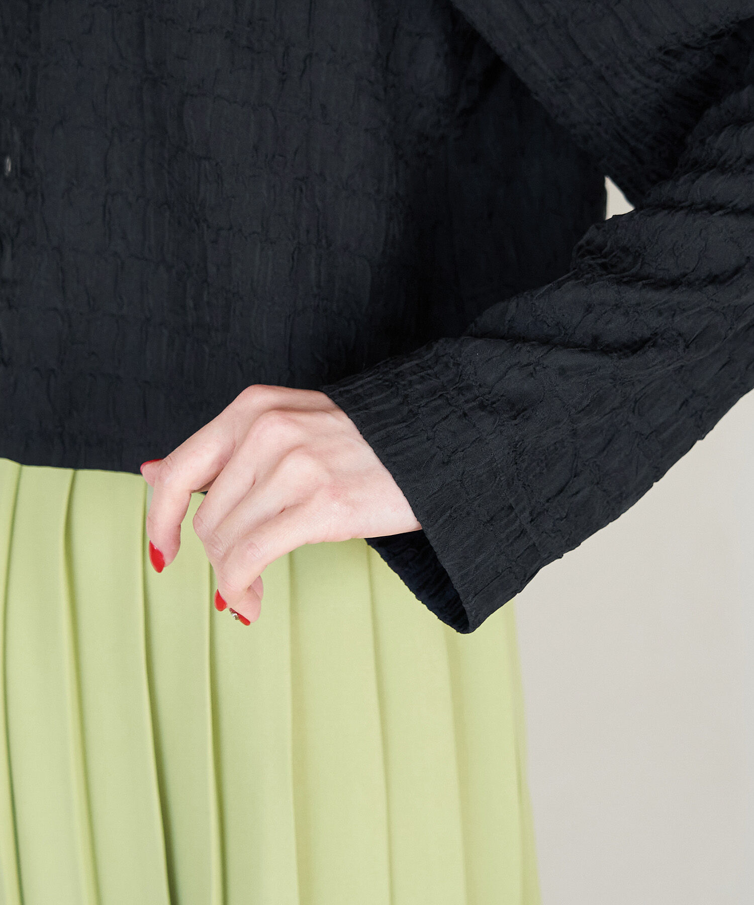 Rope&rsquo;Picnic「ジャガードブラウスカーディガン」|カーディガン|