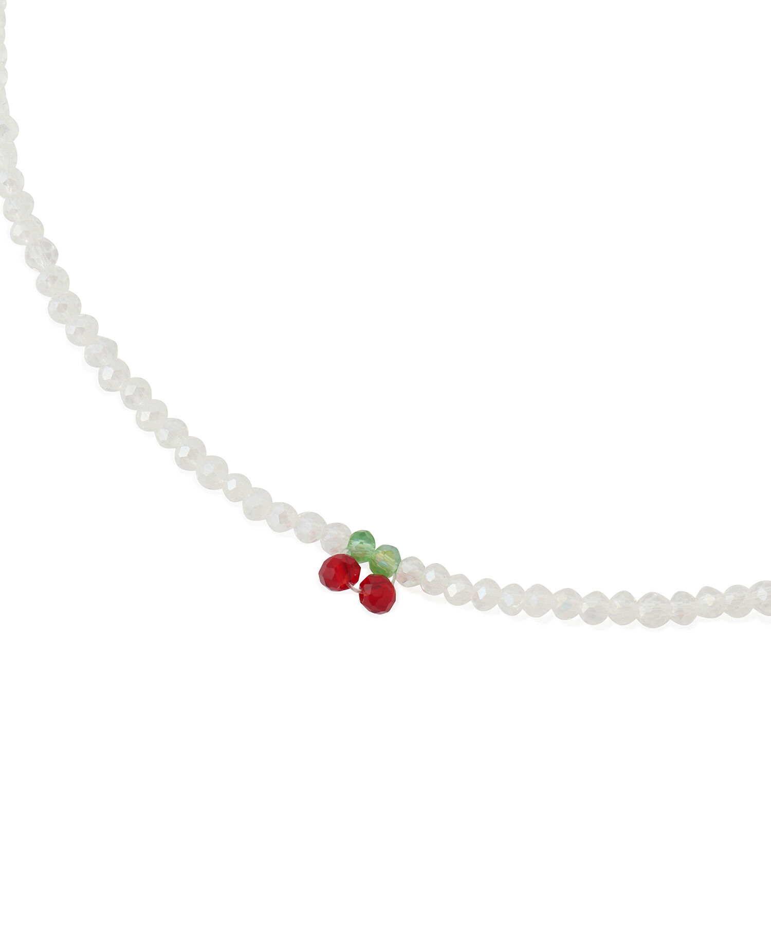 ROPE PICNIC PASSAGE「チェリートップビーズショートネックレス」|ネックレス|