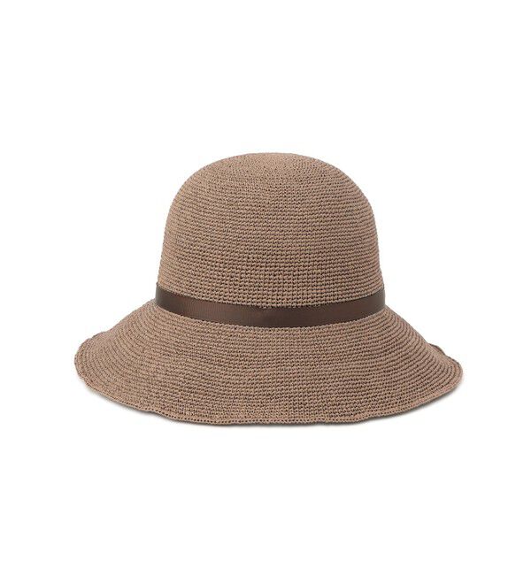 ROPE PICNIC PASSAGE「細編みスリムリボンハット」|ハット|