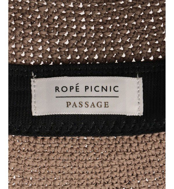 ROPE PICNIC PASSAGE「細編みスリムリボンハット」|ハット|