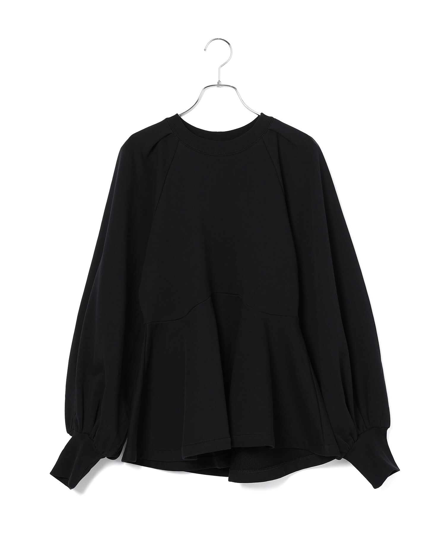 ADAM ET ROPE'「【サステナブル・WEB限定】タックスリーブペプラムスウェット」|Tシャツ・カットソー|