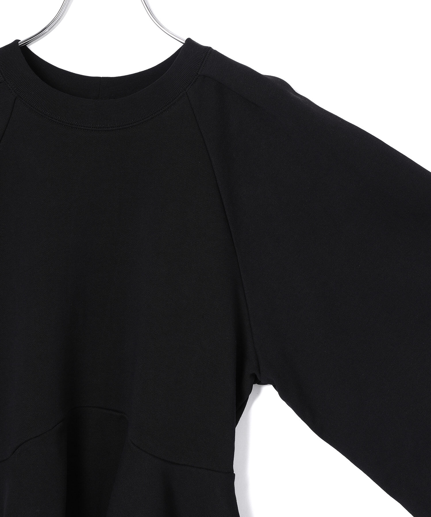 ADAM ET ROPE'「【サステナブル・WEB限定】タックスリーブペプラムスウェット」|Tシャツ・カットソー|