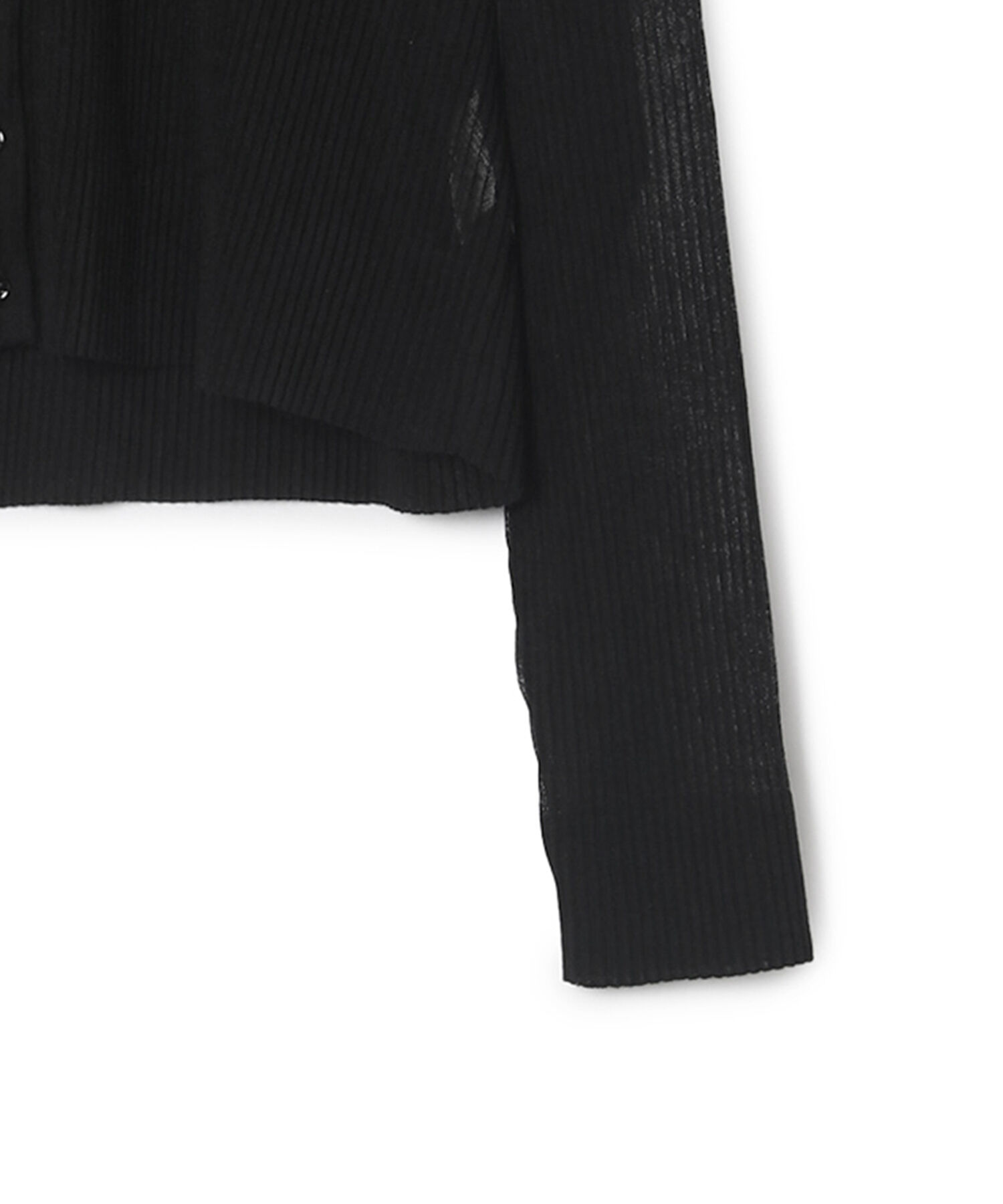 ADAM ET ROPE'「【洗える】シアープリーツカーディガン」|カーディガン|