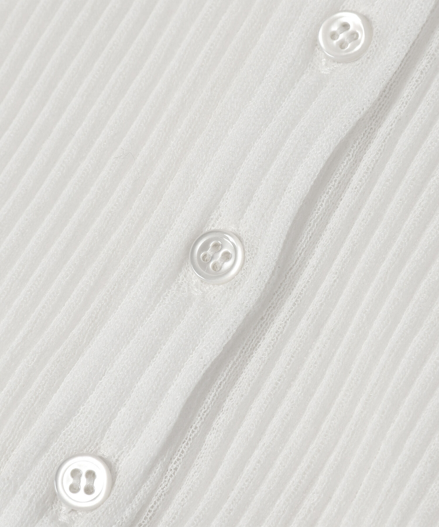 ADAM ET ROPE'「【洗える】シアープリーツカーディガン」|カーディガン|