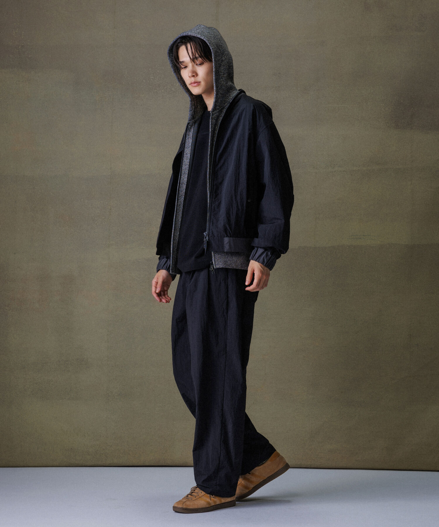 ADAM ET ROPE'「撥水リサイクルナイロン ワイドイージー スラックス / ロングシーズン着用可能 /ユニセックス」|その他|