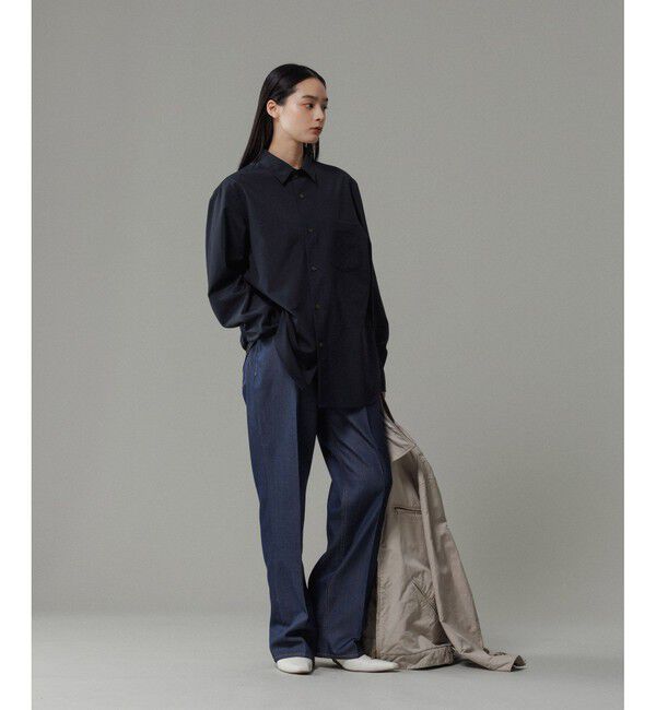 ADAM ET ROPE'「【NIKKE】レギュラーカラー シャツ / ウォッシャブル」|シャツ・ブラウス|