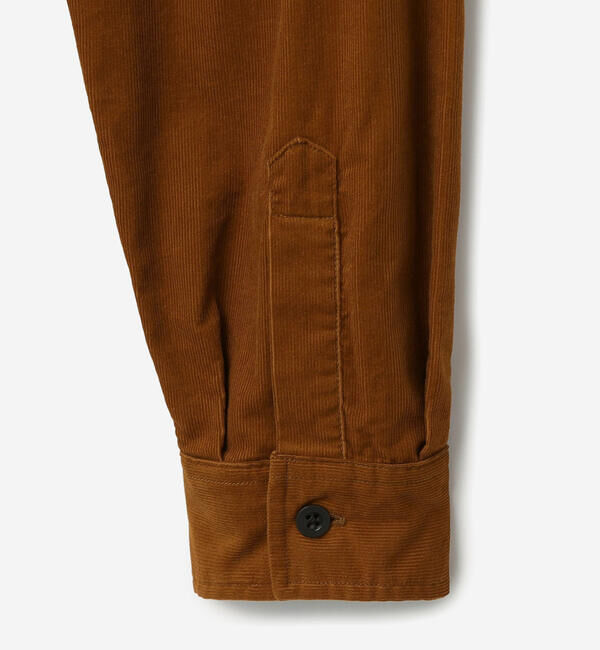 DANTON「DANTON | コーデュロイ バンドカラー長袖シャツ WOMEN」|シャツ・ブラウス|