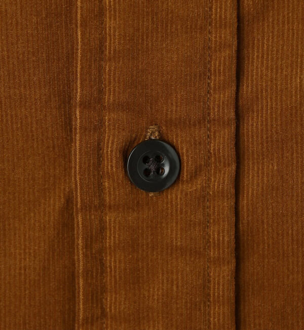 DANTON「DANTON | コーデュロイ バンドカラー長袖シャツ WOMEN」|シャツ・ブラウス|