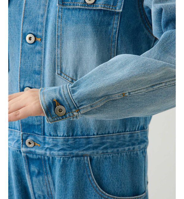  「デニムジャンプスーツ」|ワンピース|